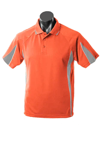 Aussie Pacific Eureka Kids Polo Shirt 3304 Casual Wear Aussie Pacific Orange/Charcoal/White 6 